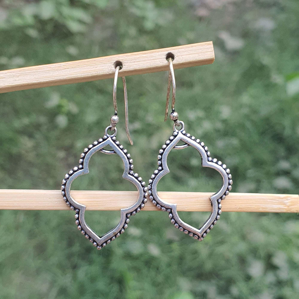 Womens Geometric Earrings Dangle: Handmade Intricate Earrings, Indian Trendy
