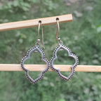 Womens Geometric Earrings Dangle: Handmade Intricate Earrings, Indian Trendy